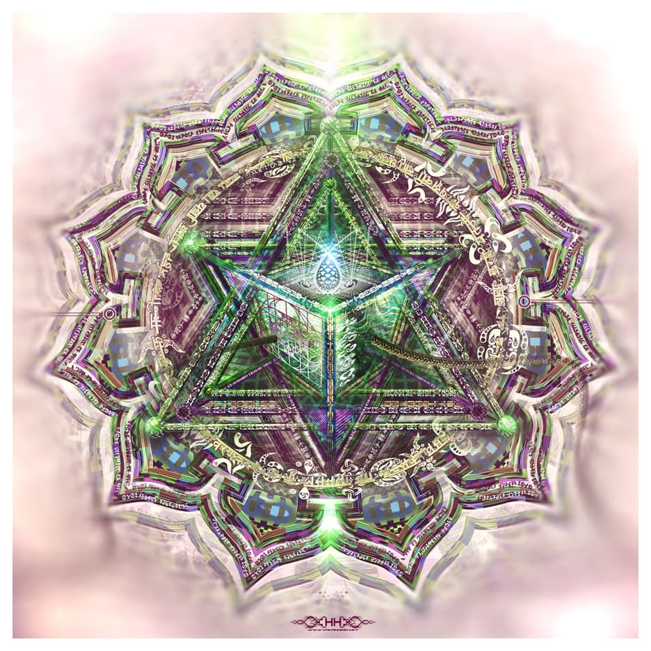 Bio-Energetic Vortexes No.4 — Love (Anahata Chakra) detail 3
