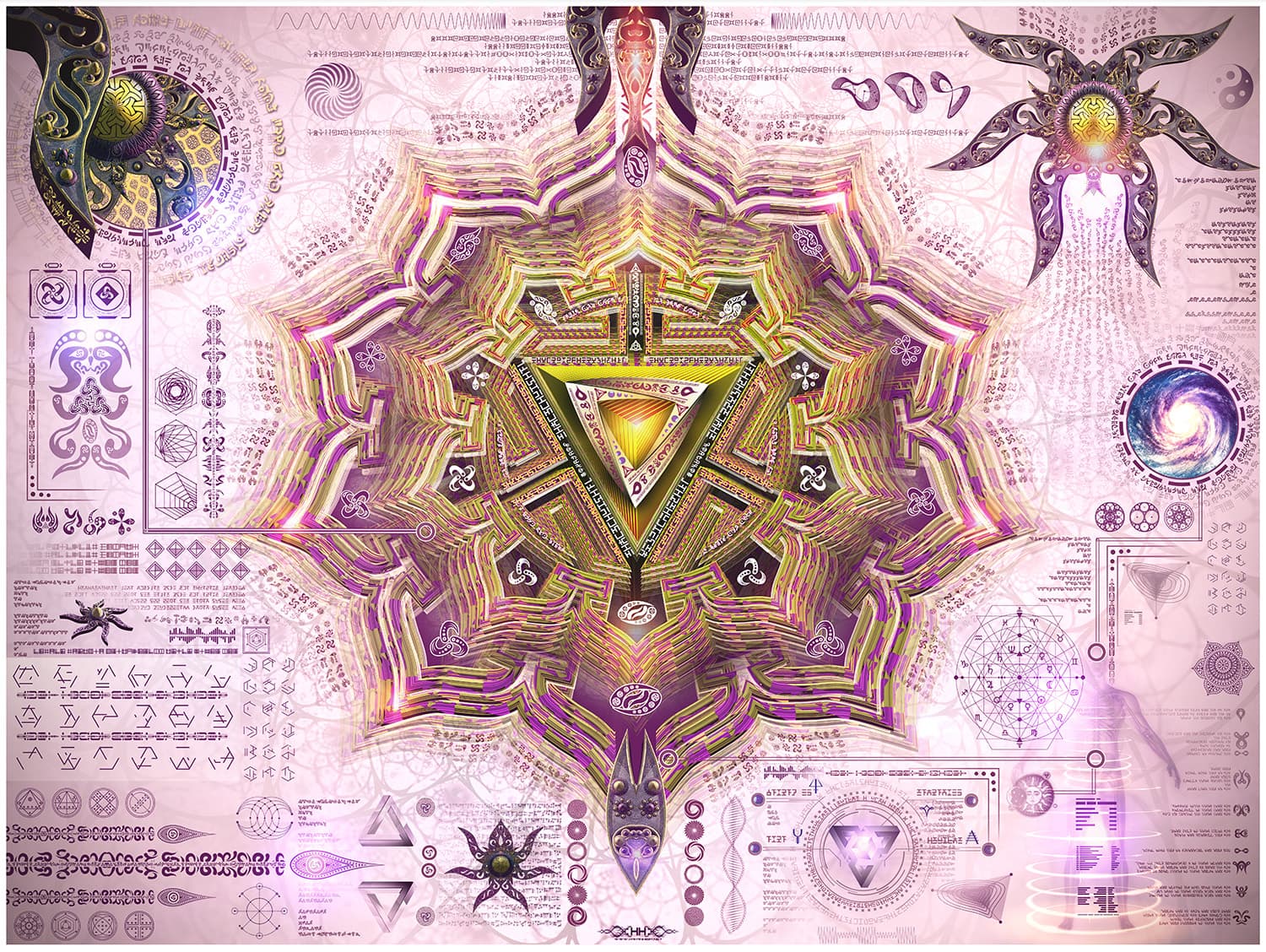 Bio-Energetic Vortexes No.3 — Power (Manipura Chakra)