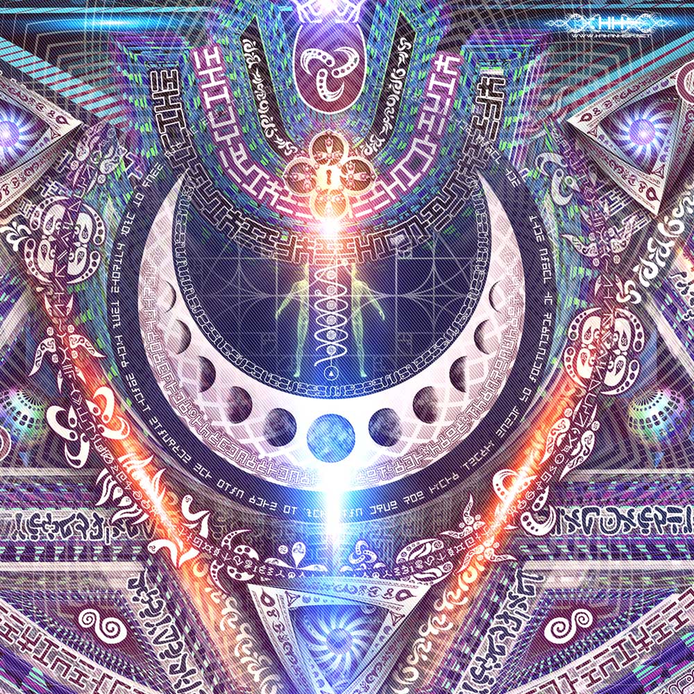 Bio-Energetic Vortexes No.5 — Truth (Vishuddha Chakra) detail 5